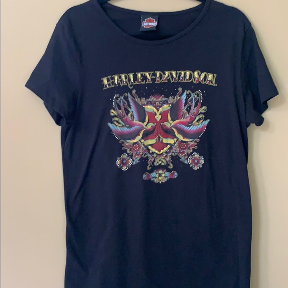 Harley-Davidson ShortSleeve T-Shirt Size L Black